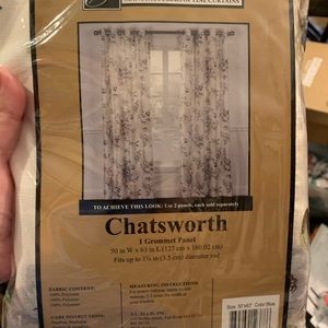 CHATSWORTH one grommet panel curtain